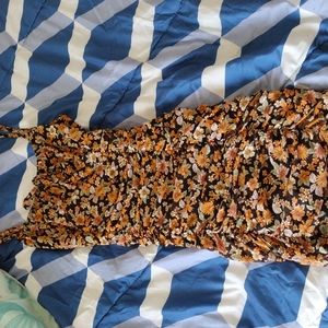 black dress with flowers💝